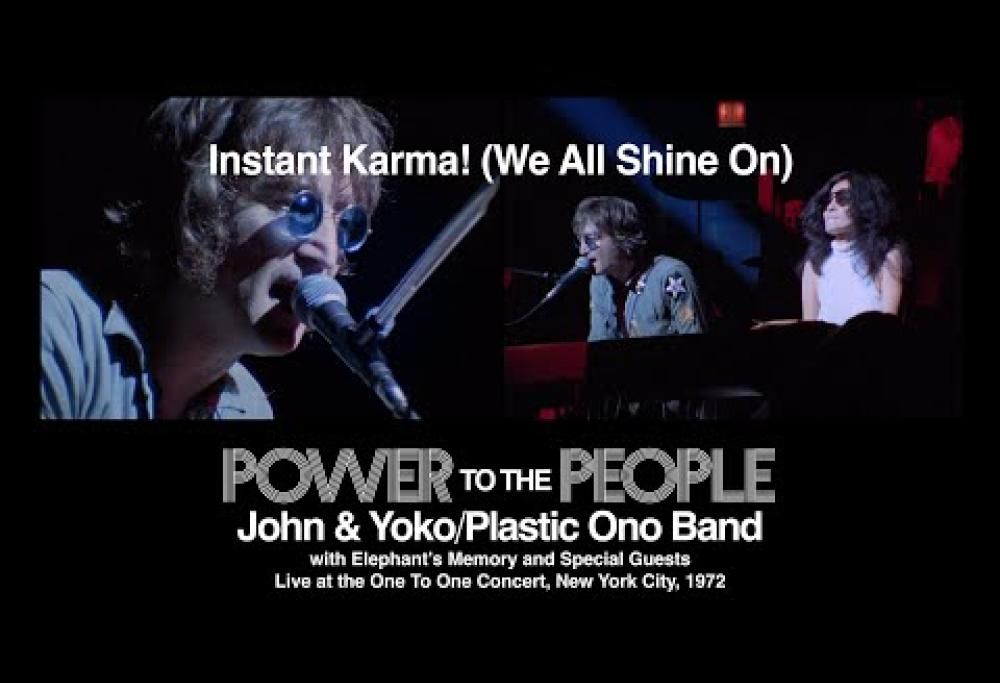 John Lennon: pubblicato un video inedito del live del 1972 di "Instant Karma!  (We All Shine On)". Guardalo qui