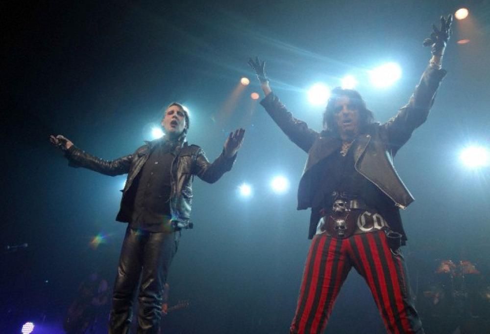 Marilyn Manson e Alice Cooper in concerto