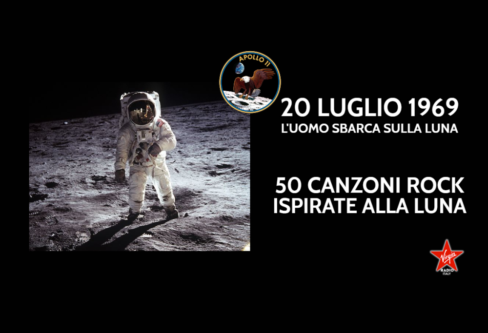 20 luglio 1969, l’uomo sbarca sulla Luna: ecco le 50 canzoni rock ispirate alla Luna