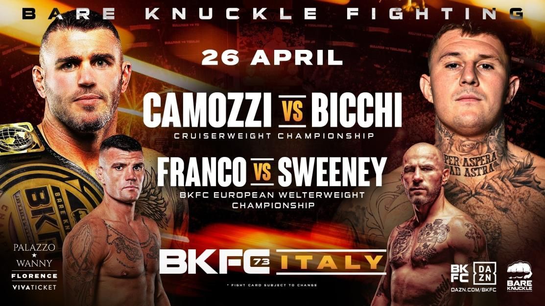 Mondiale BKFC: a Firenze il 26 aprile il match per il titolo mondiale con special guest Conor McGregor. Tutte le info
