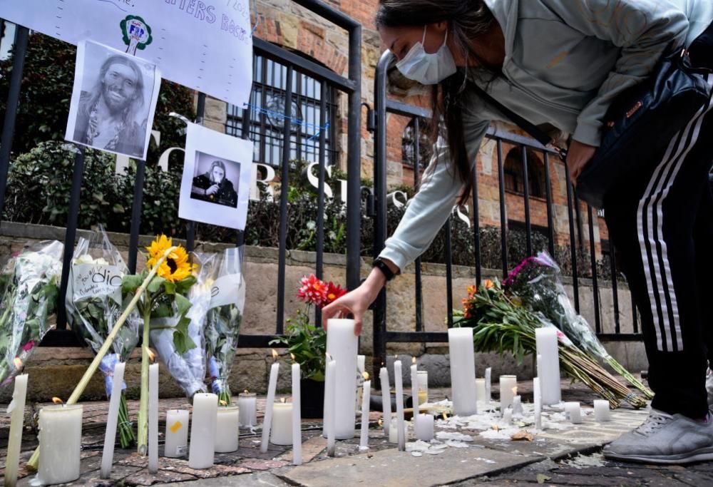 Il tributo dei fan colombiani a Taylor Hawkins