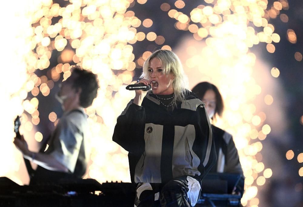 Linkin Park: le foto più belle dello show prima della finale di Champions League