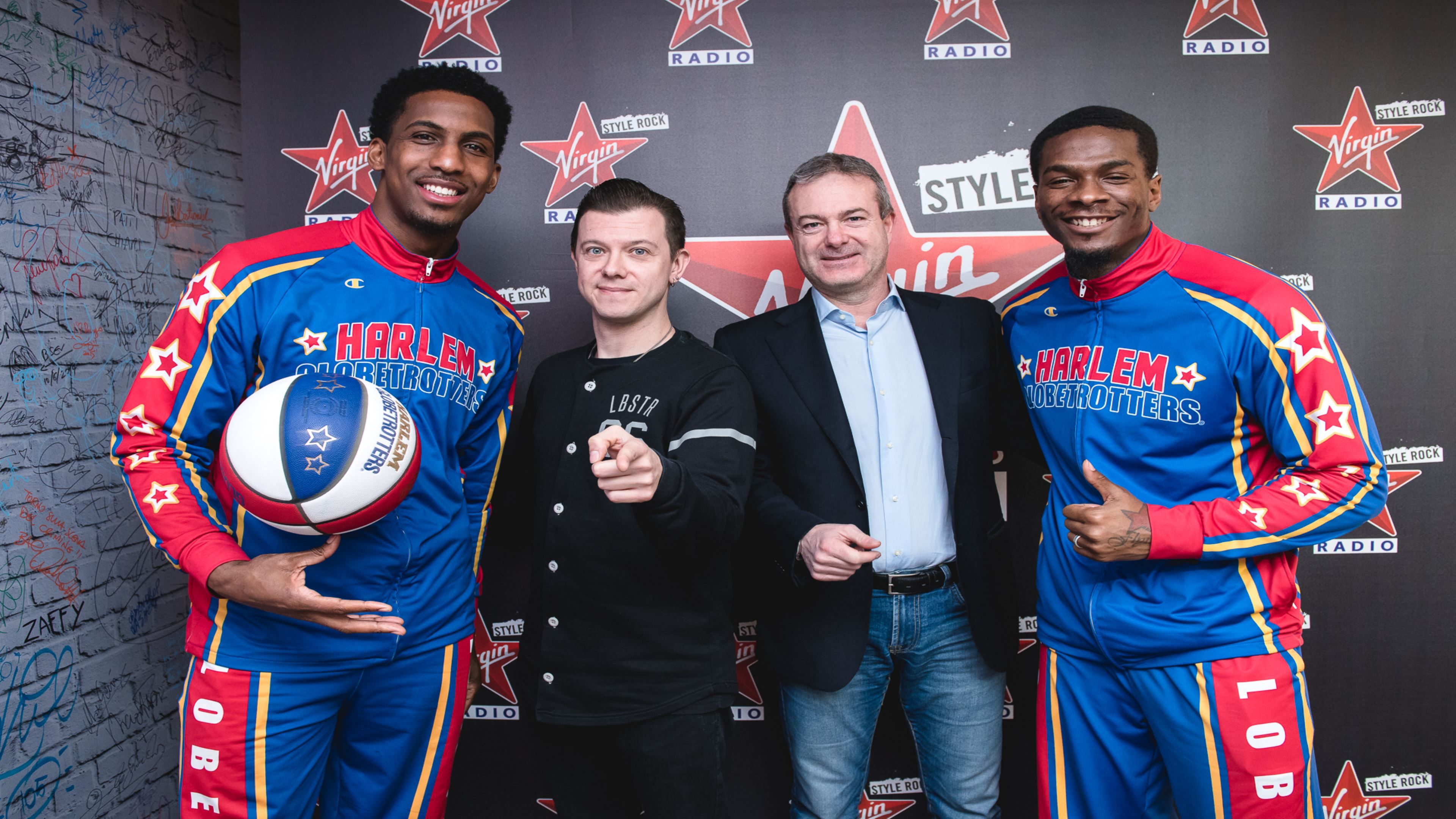 Harlem Globetrotters ospiti di Virgin Radio. Guarda il video con l'intervista