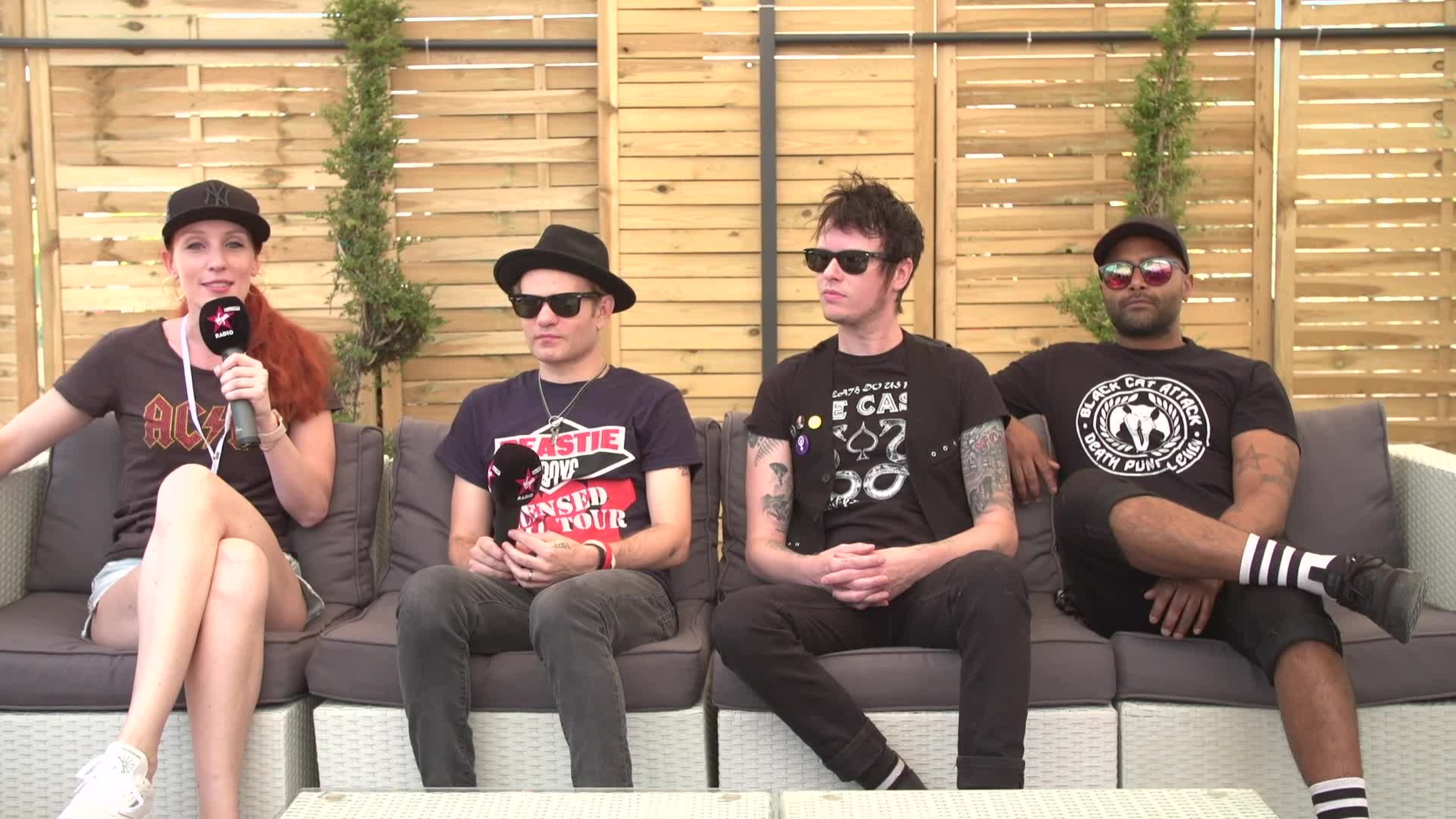 Sum 41: guarda l’intervista realizzata da Giulia Salvi a Firenze Rocks 2019