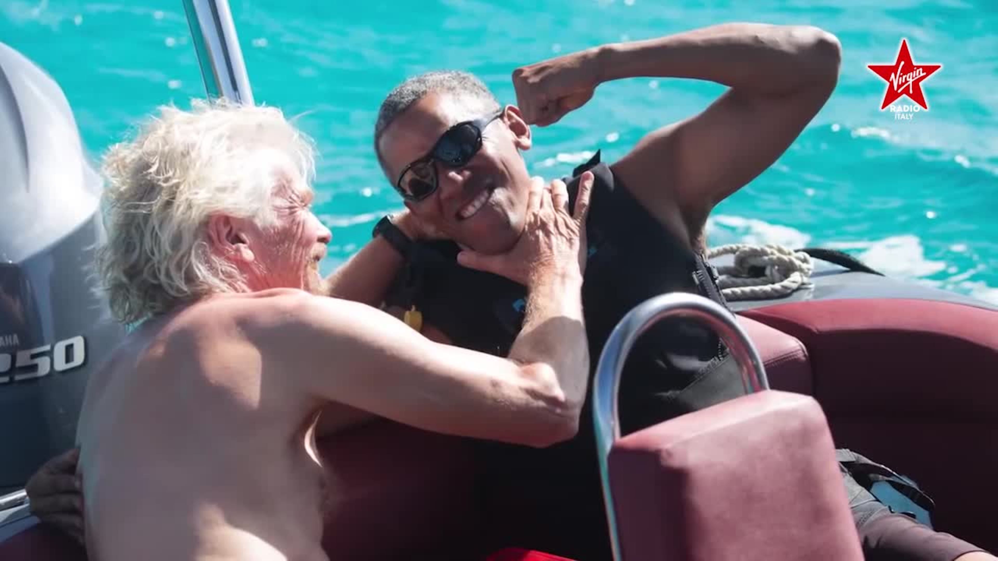Richard Branson vs Barack Obama: il video della sfida su kitesurf!