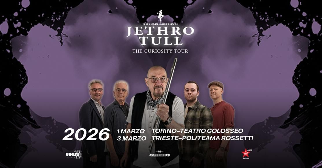 Jethro Tull: UFFICIALE in concerto in Italia a marzo 2026. Tutte le info e biglietti