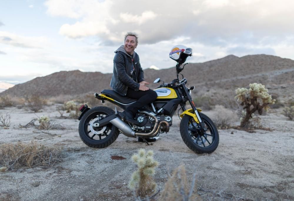 Ringo a Palm Springs per provare la nuova Ducati Scrambler