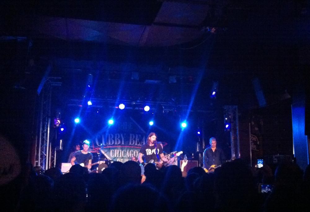 Foo Fighters live al Cubby Bear di Chicago