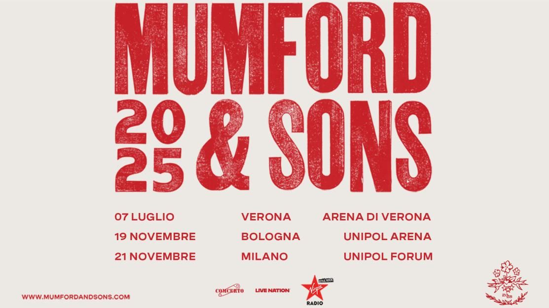Mumford & Sons: UFFICIALE tre concerti in Italia nel 2025. Tutte le info e biglietti