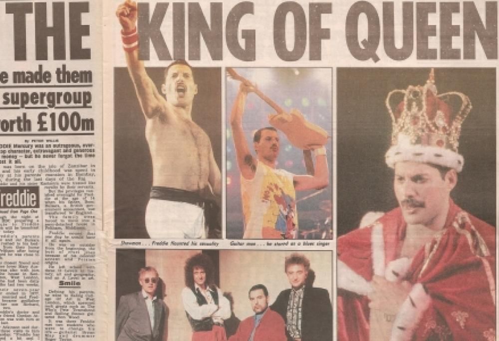 Freddie Mercury: l’addio sui giornali