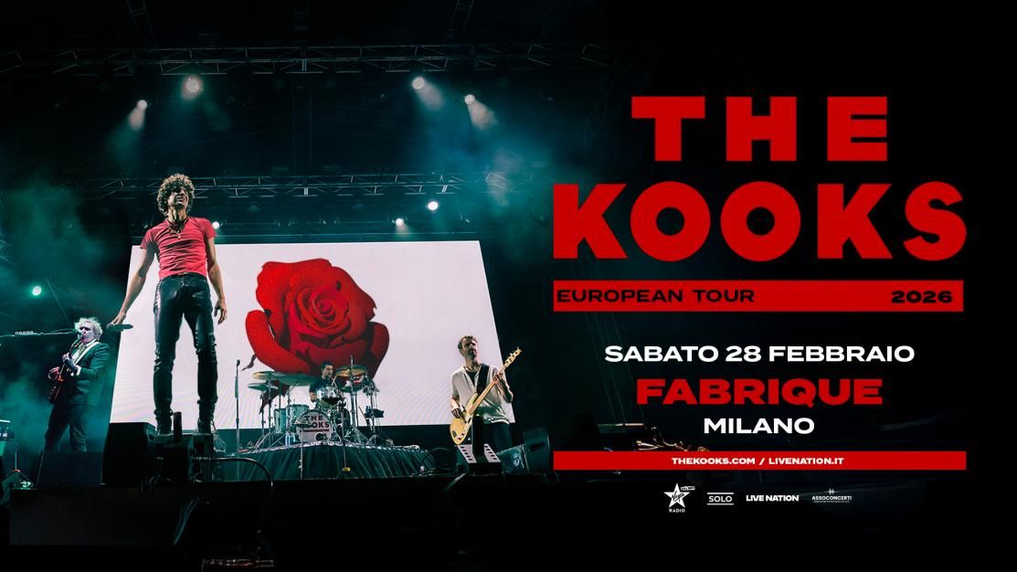 The Kooks, UFFICIALE in concerto a Milano il 28 febbraio 2026. Tutte le info e biglietti