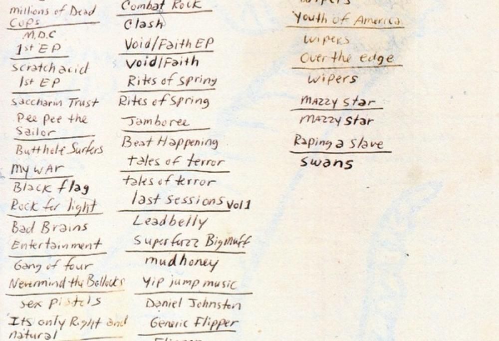 I 50 dischi preferiti dai Nirvana