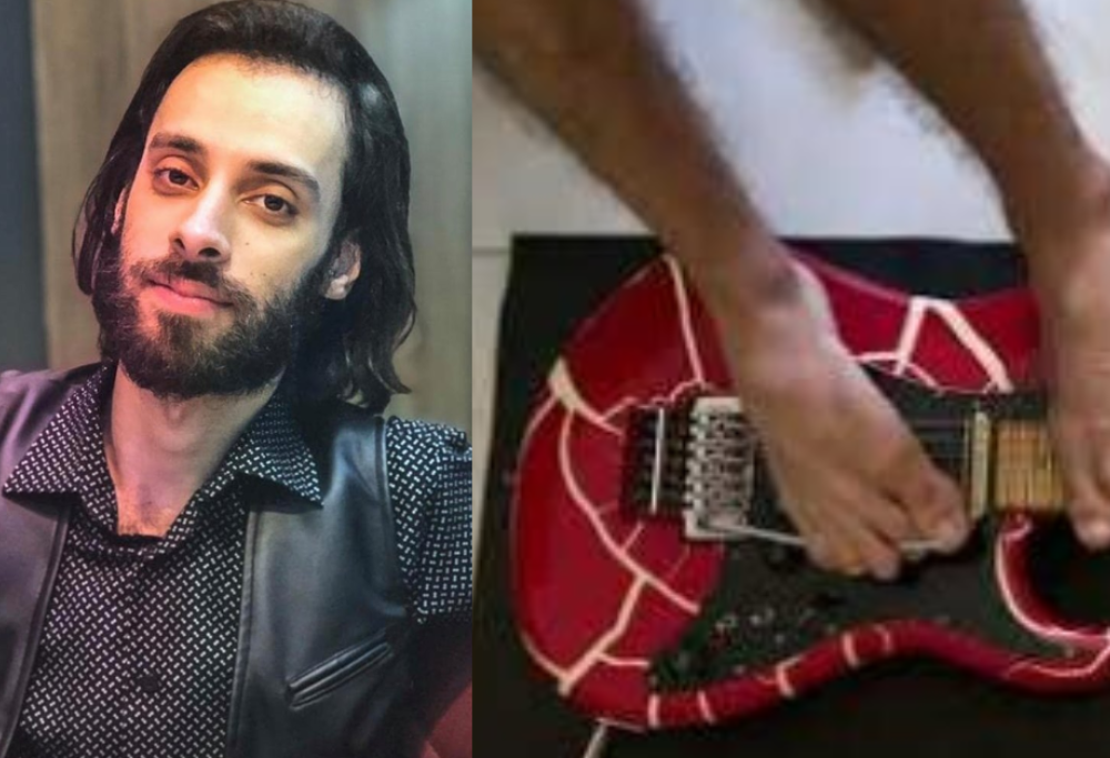 Il chitarrista che suona integralmente Sweet Child O' Mine dei Guns N' Roses con i piedi! Guarda il video