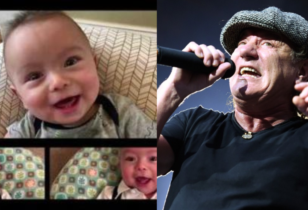 AC/DC: il video del neonato che "canta" Thunderstruck!
