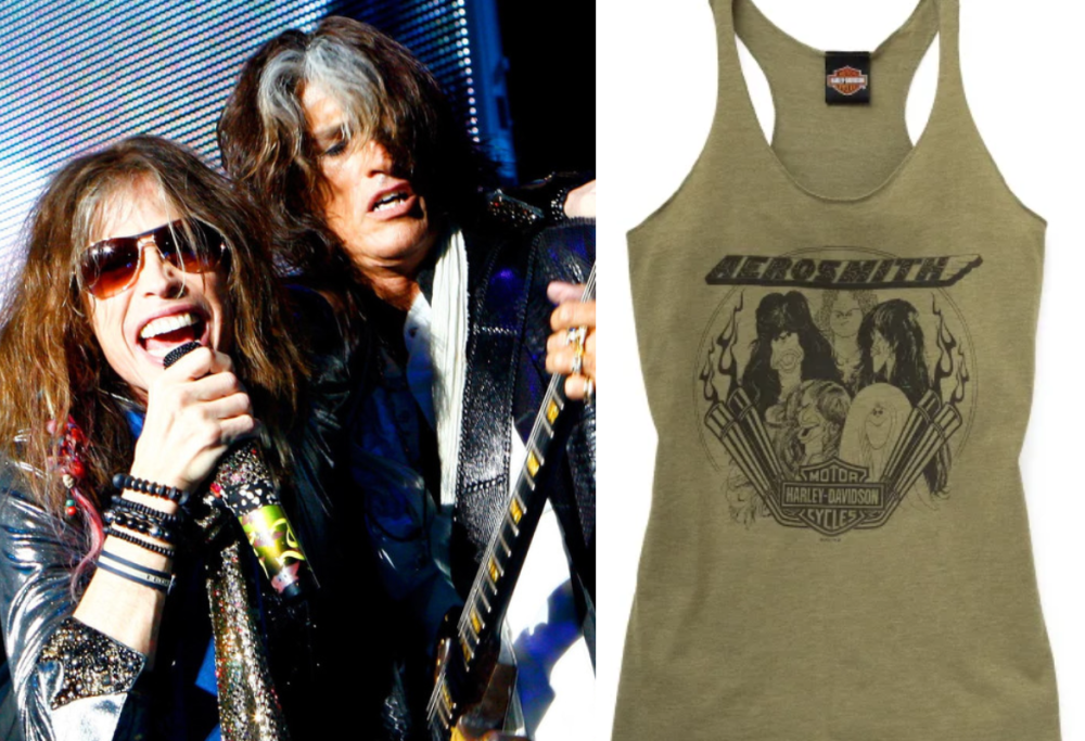 Gli Aerosmith hanno lanciato la propria linea di abbigliamento in collaborazione con Harley-Davidson. Guarda le foto