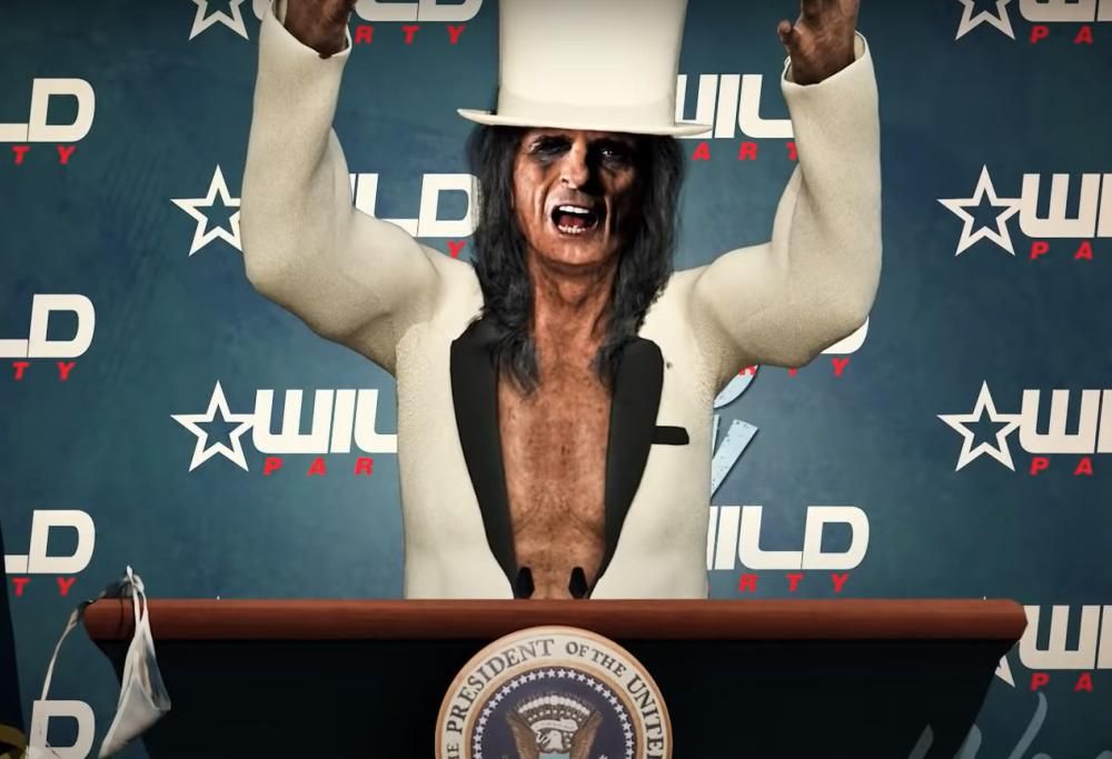 Alice Cooper diventa il "miglior candidato alle presidenziali" nel nuovo video di Elected. Guardalo qui