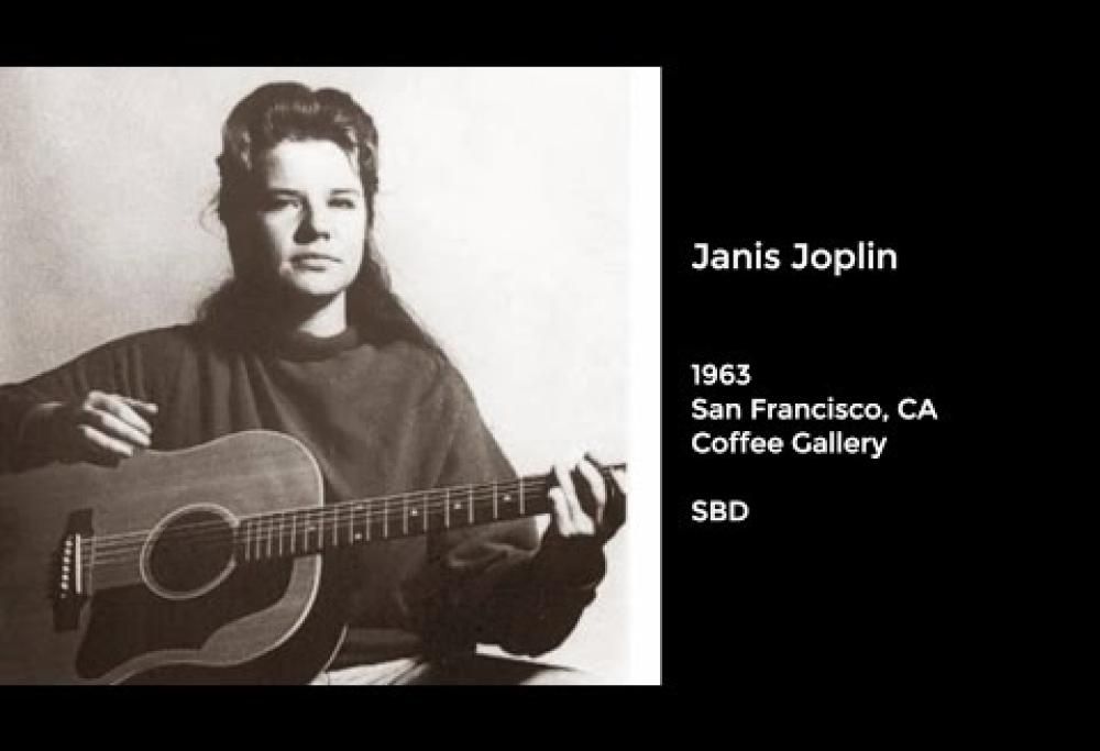 Una giovanissima Janis Joplin tiene una lezione di blues in un cafè di San Francisco nel 1963: ascolta l’audio