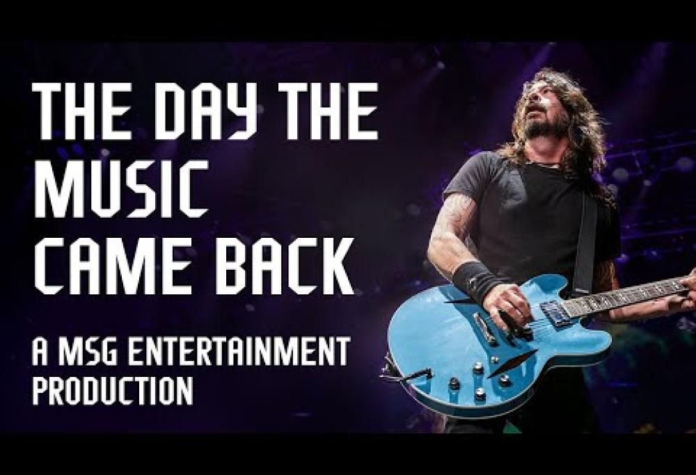 Foo Fighters, pubblicato il documentario del loro ritorno live al Madison Square Garden di New York. Guardalo qui