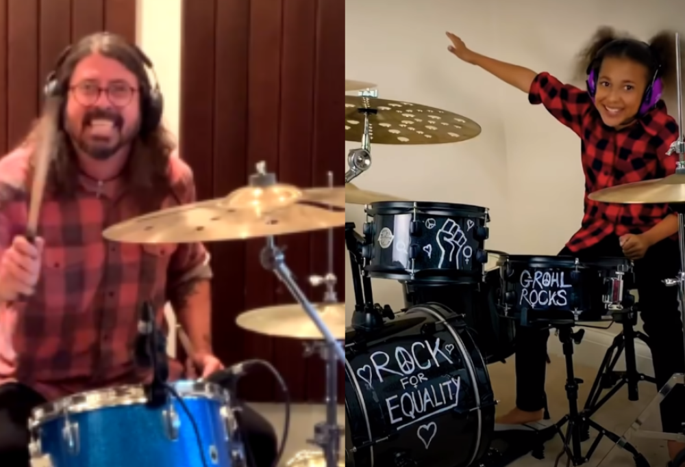 Dave Grohl ammette la sconfitta nella drum battle contro Nandi Bushell, la ragazzina di 10 anni che l'aveva sfidato. Guarda il video