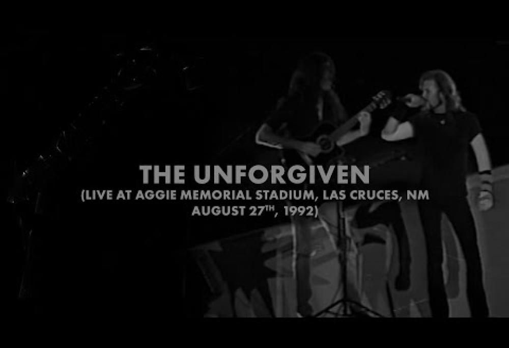 Metallica, pubblicata la versione live di The Unforgiven (con James Hetfield infortunato) dalla riedizione del Black Album. Guarda il video