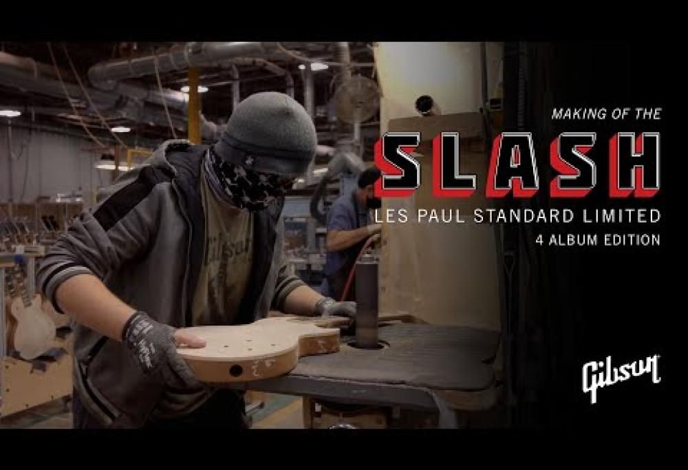 Slash, il processo di realizzazione della sua Les Paul Custom nella fabbrica Gibson. Guarda il video