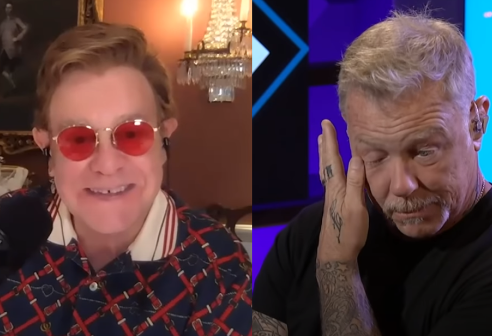 Metallica, James Hetfield in lacrime per le parole di elogio di Elton John per Nothing Else Matters. Guarda il video