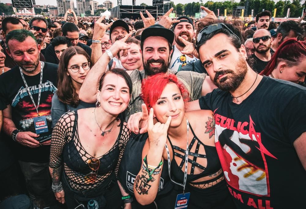 Facce da Metallica: guarda gallery delle prime file da I-Days Milano 2024