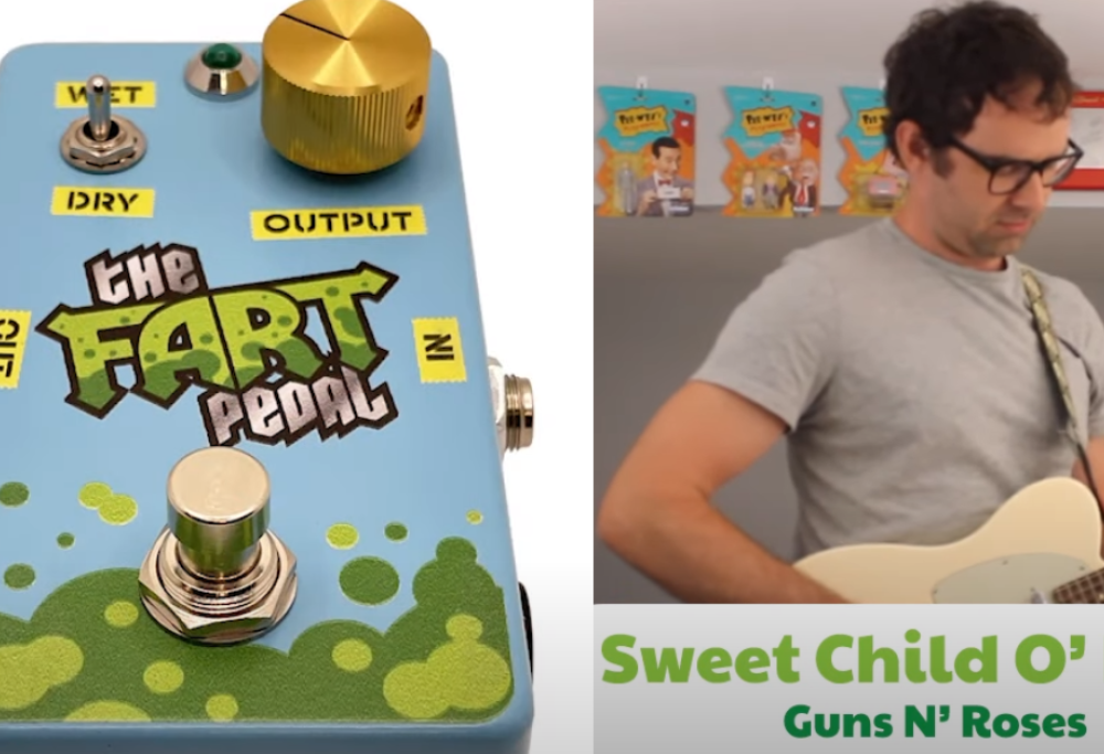 In arrivo il Fart Pedal, "l'effetto "peto" per la pedaliera della chitarra. Guarda i video!