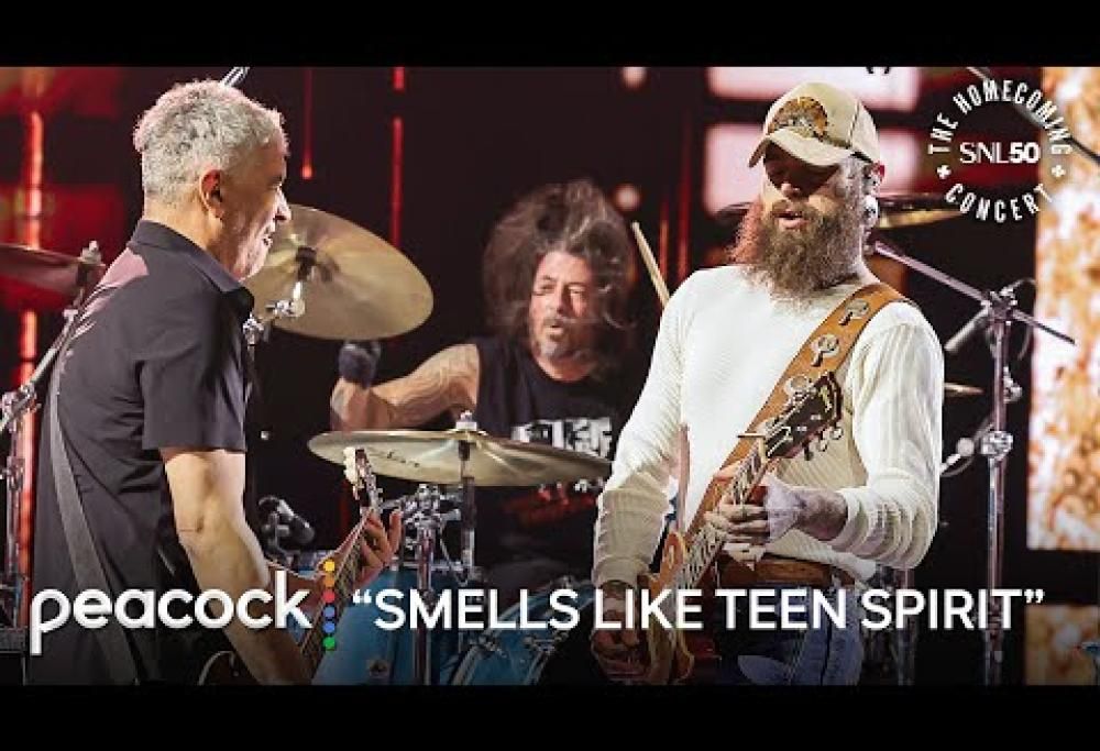 Nirvana, pubblicato il video ufficiale di Smells Like Teen Spirit con Post Malone. Guardalo qui