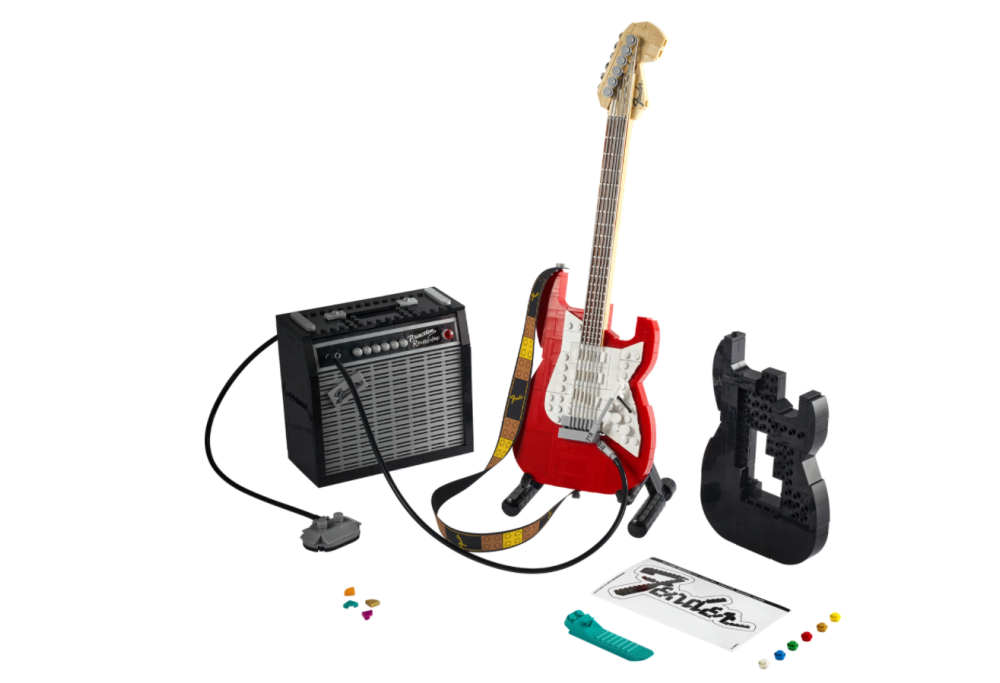 Lego annuncia ufficialmente il set Fender Stratocaster. Guarda il video e la gallery con le foto