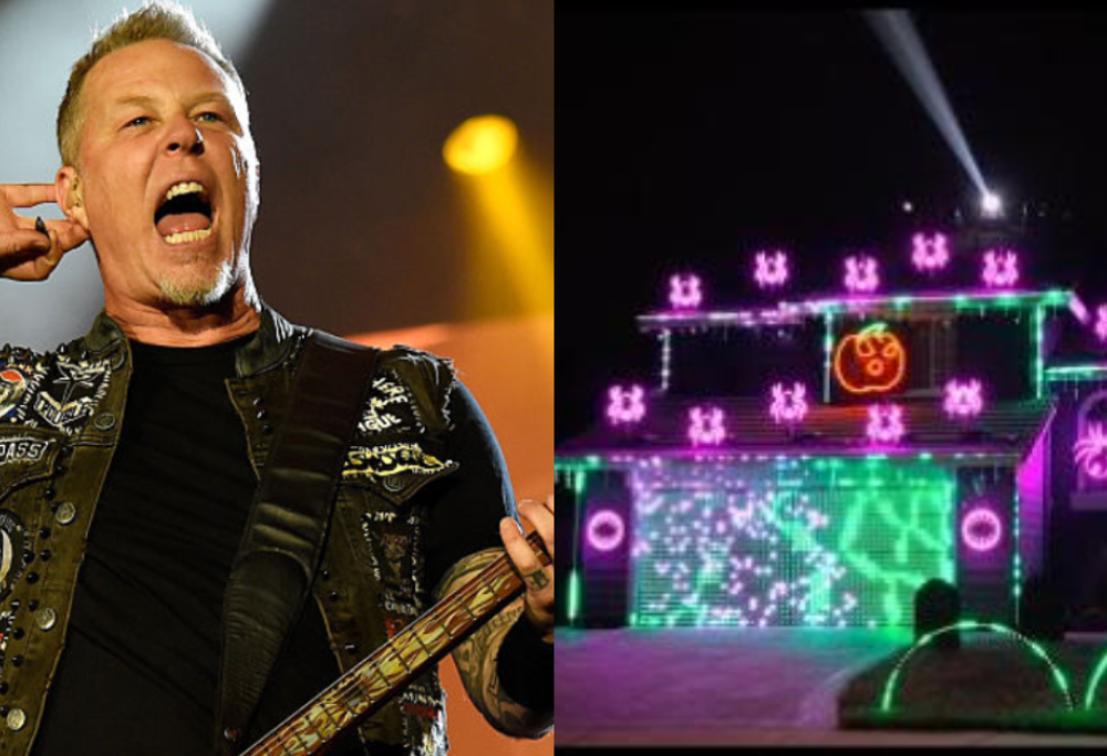 Metallica, la casa con le luminarie di Halloween a tema "Enter Sandman". Guarda il video