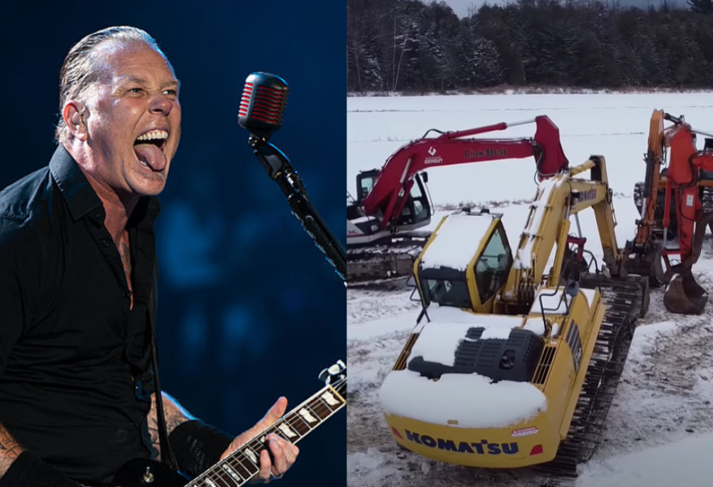Metallica, dei carpentieri canadesi hanno fatto "danzare" degli escavatori sulle note di Nothing Else Matters. Guarda il video