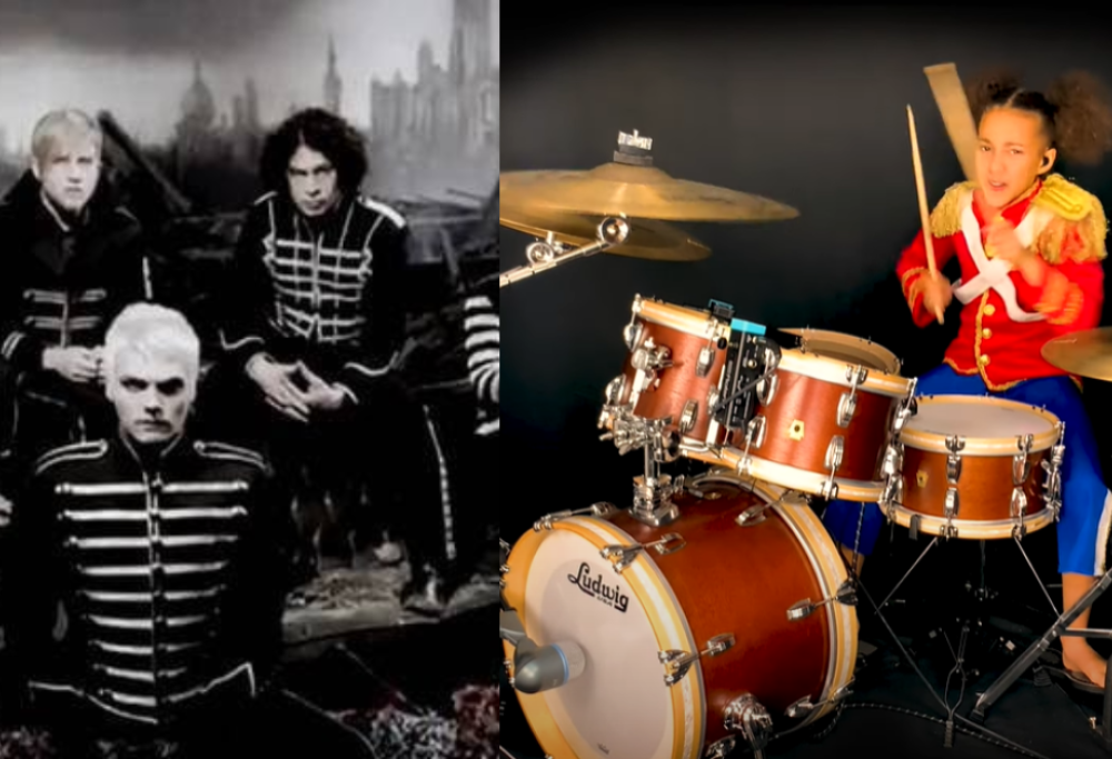 My Chemical Romance, Nandi Bushell ha realizzato la drum cover di Welcome To The Black Parade. Guarda il video