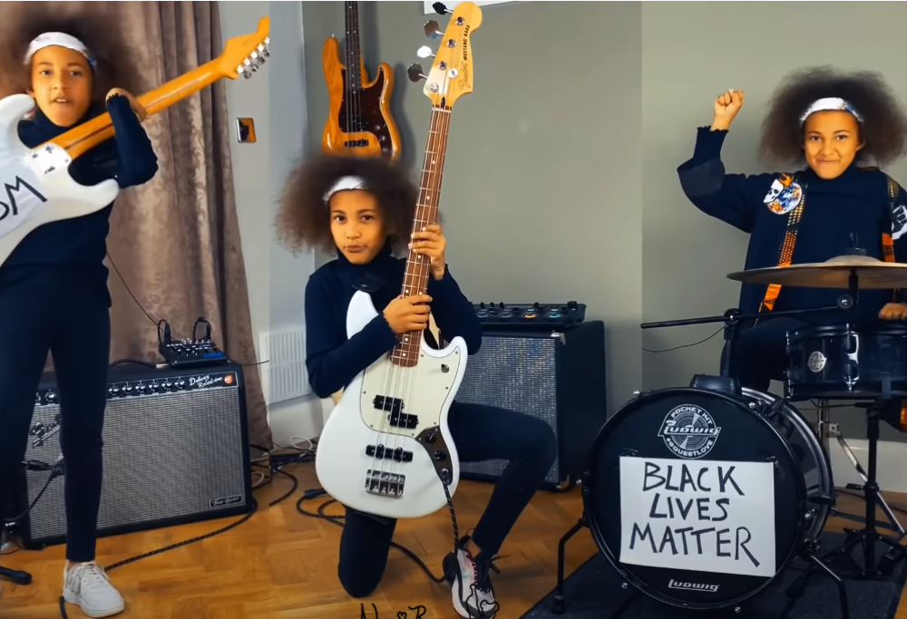 Black Lives Matter: bambina di 10 anni suona Guerrilla Radio dei Rage Against The Machine contro il razzismo