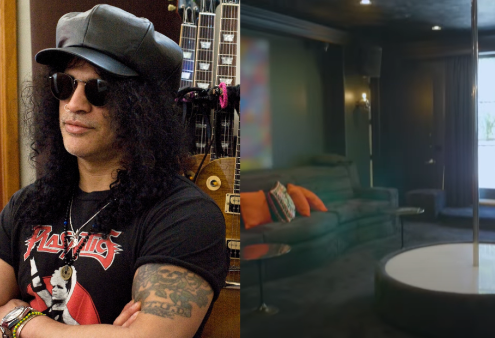 Guns N' Roses, Slash: il tour della sua incredibile ex villa di Beverly Hills (con tanto di sala per lap dance). Guarda il video