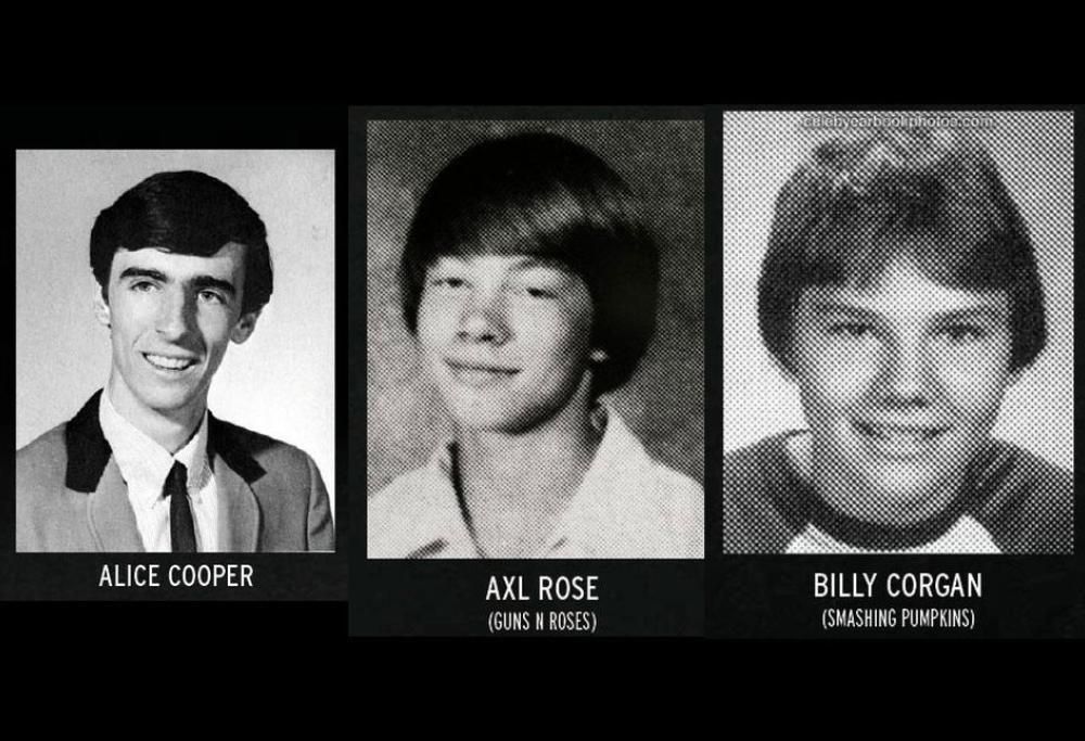 Le rockstar da adolescenti: Axl Rose, Jon Bon Jovi, Slash, Marilyn Manson...