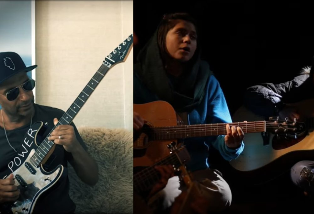 Tom Morello e un gruppo di ragazze afgane reinterpretano "Sweet Dreams" degli Eurythmics per beneficenza. Guarda il video