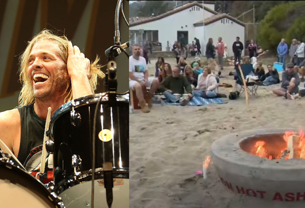 Taylor Hawkins: la veglia col falò in suo ricordo sulla spiaggia della sua città, Laguna Beach. Guarda il video