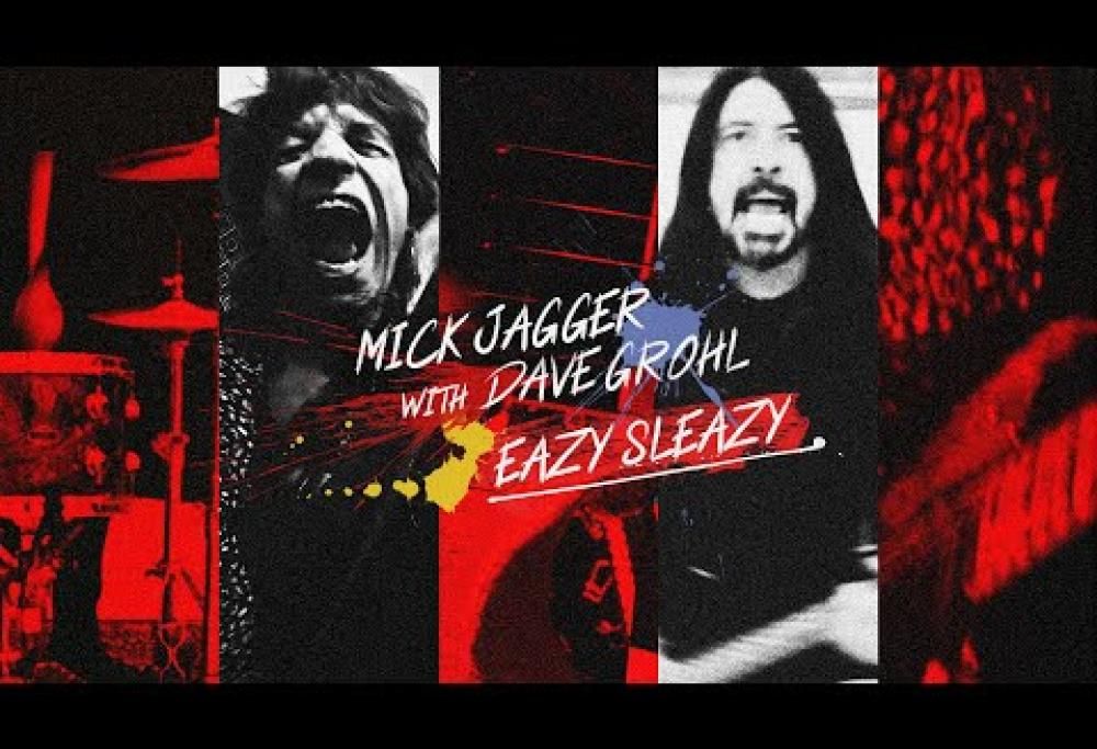Mick Jagger with Dave Grohl - Eazy Sleazy
