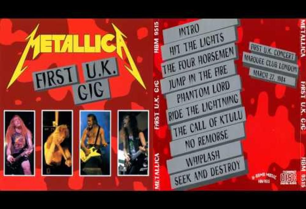 Metallica - First U.K. Gig @Marquee Club, 27 marzo 1984