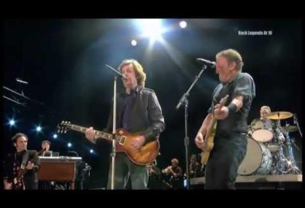 Paul McCartney and Bruce Springsteen Live At Hyde Park 2012