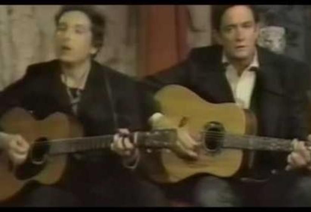 Bob Dylan And Johnny Cash - Girl From The North Country