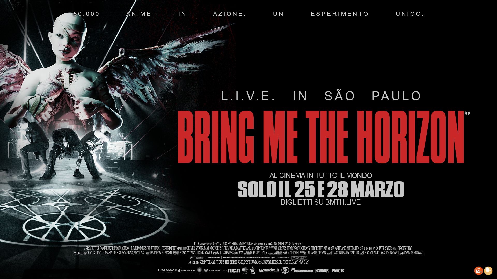Bring Me The Horizon, L.I.V.E. IN SÃO PAULO: nei cinema di tutto il mondo il 25 e 28 marzo. TUTTE LE INFO