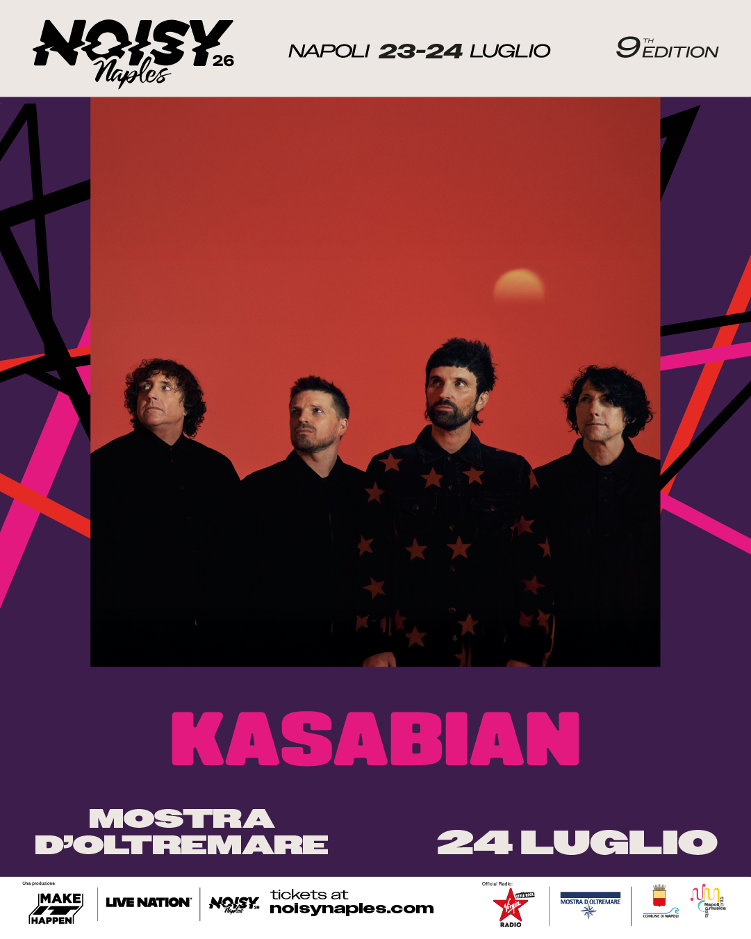 kasabian Noisy Naples Fest