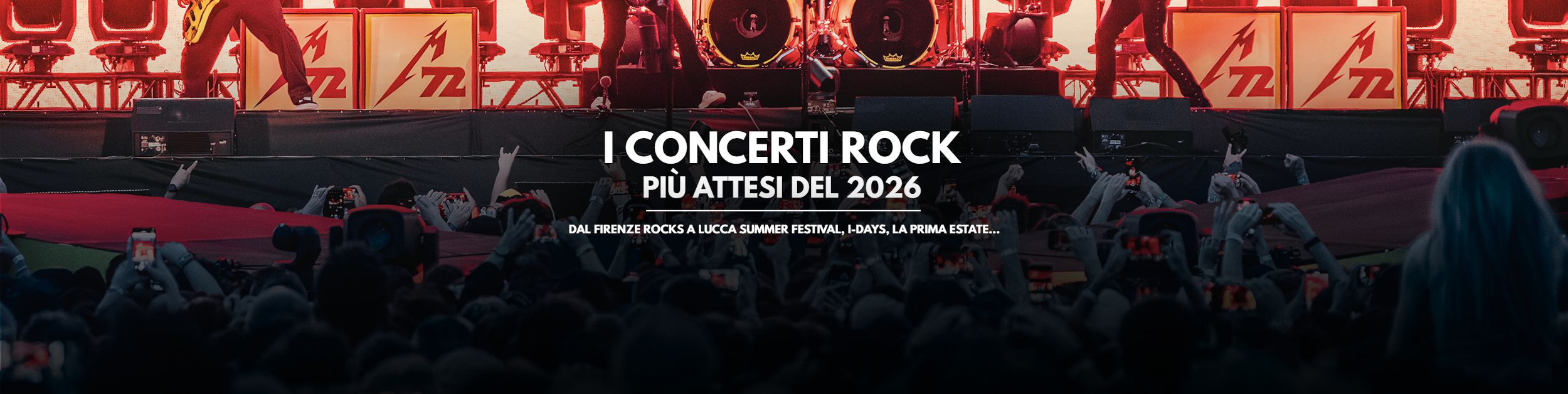 I concerti rock più attesi del 2026. Scopri tutte le date e i festival