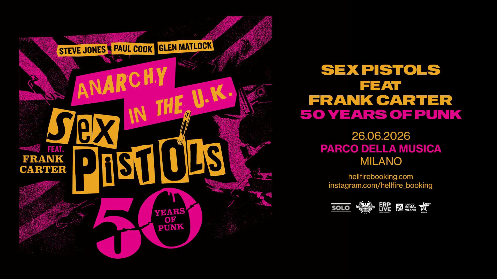 Sex Pistols in concerto a Milano