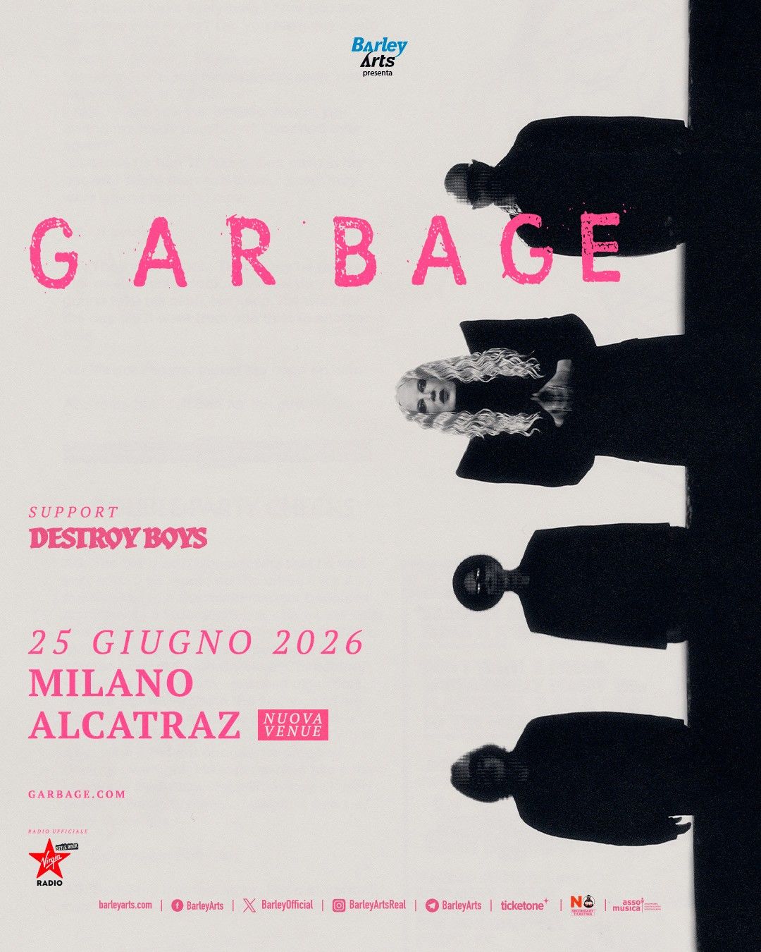 garbage 25 giugno alcatraz
