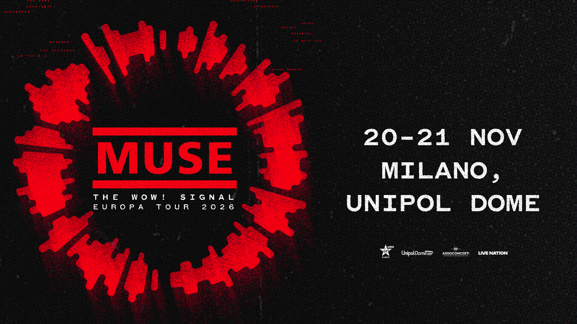 Muse: UFFICIALE due concerti a Milano il 20 e 21 novembre. Tutte le info e biglietti