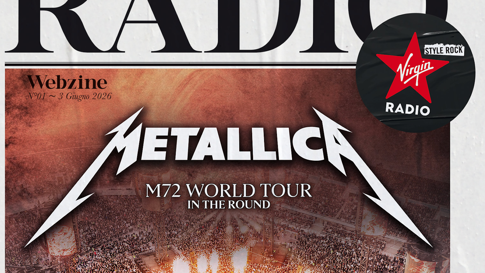 Metallica: scarica la webzine dedicata al concerto del 3 giugno a Bologna