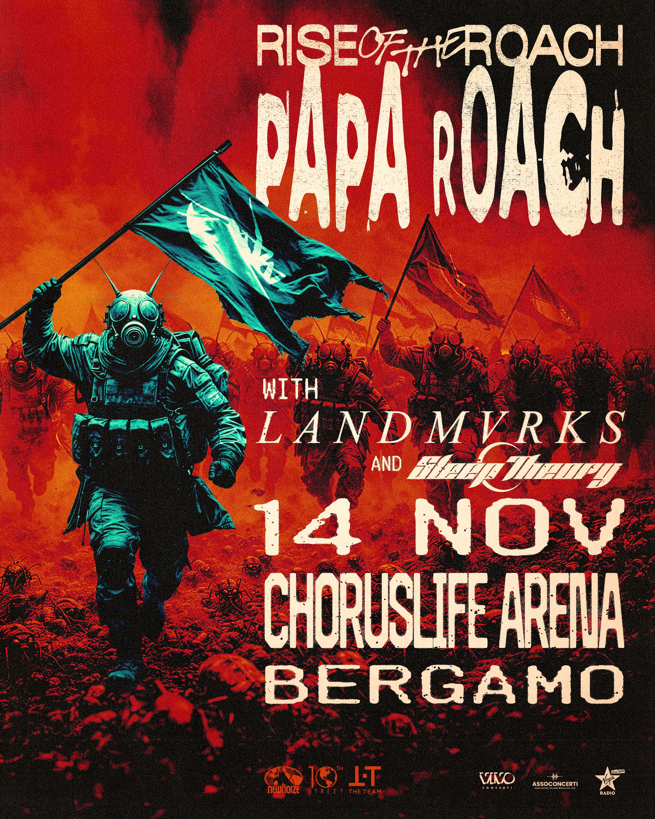 papa roach bergamo
